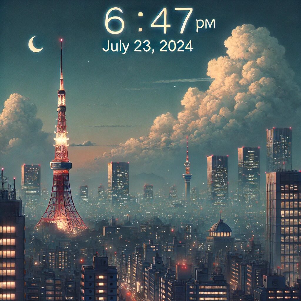 GPTs「Visual Weather Artist GPT」で生成した東京の風景画像