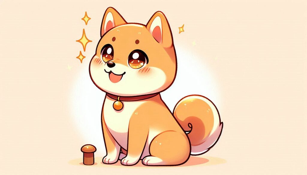 Copilotで生成した柴犬の画像