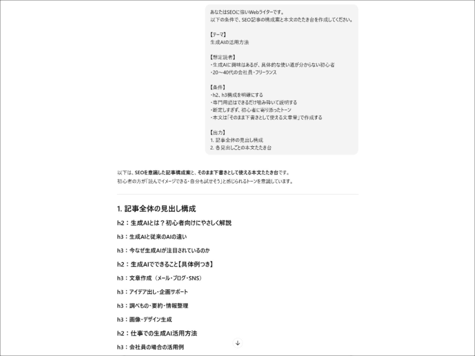 生成AIのおすすめ活用例(ChatGPTをSEO・ブログ・noteのライティングに活用した例)