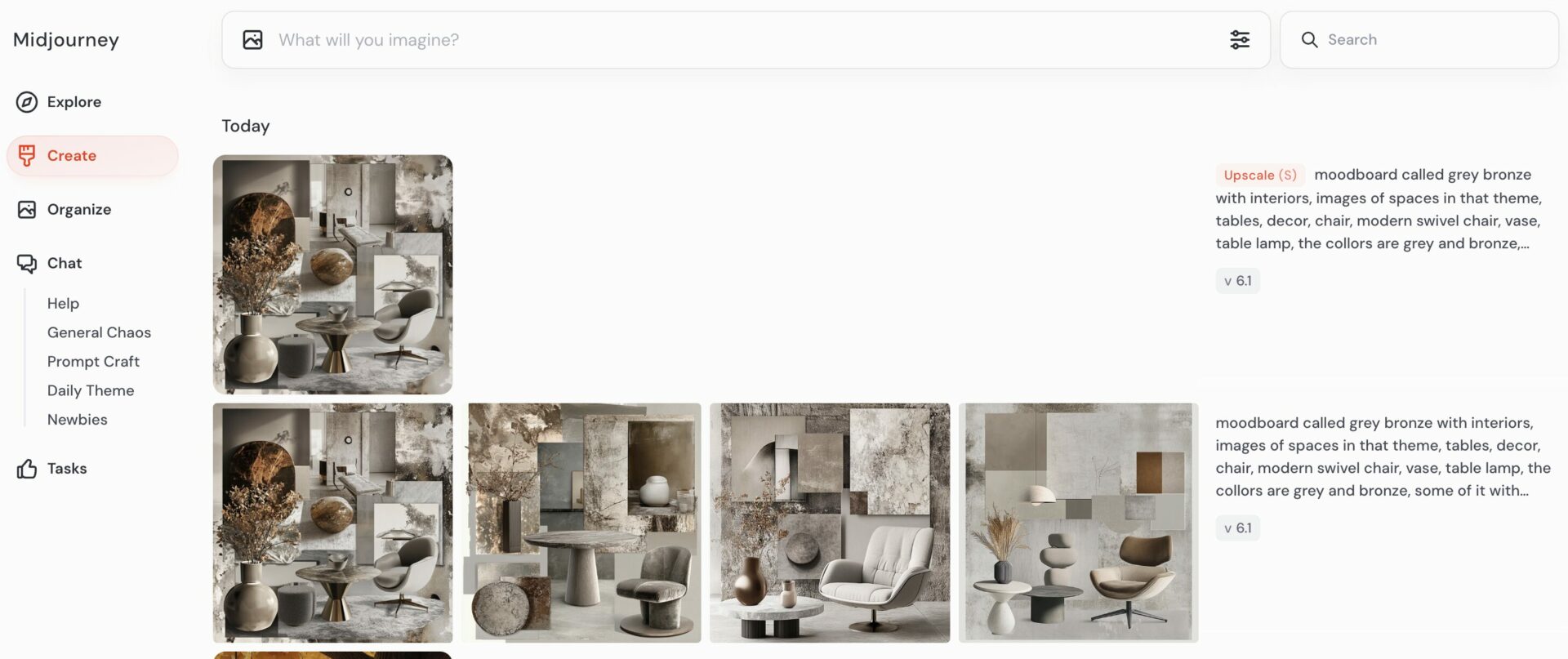 Upscale(Subtle)が完了した画像が表示されている画面