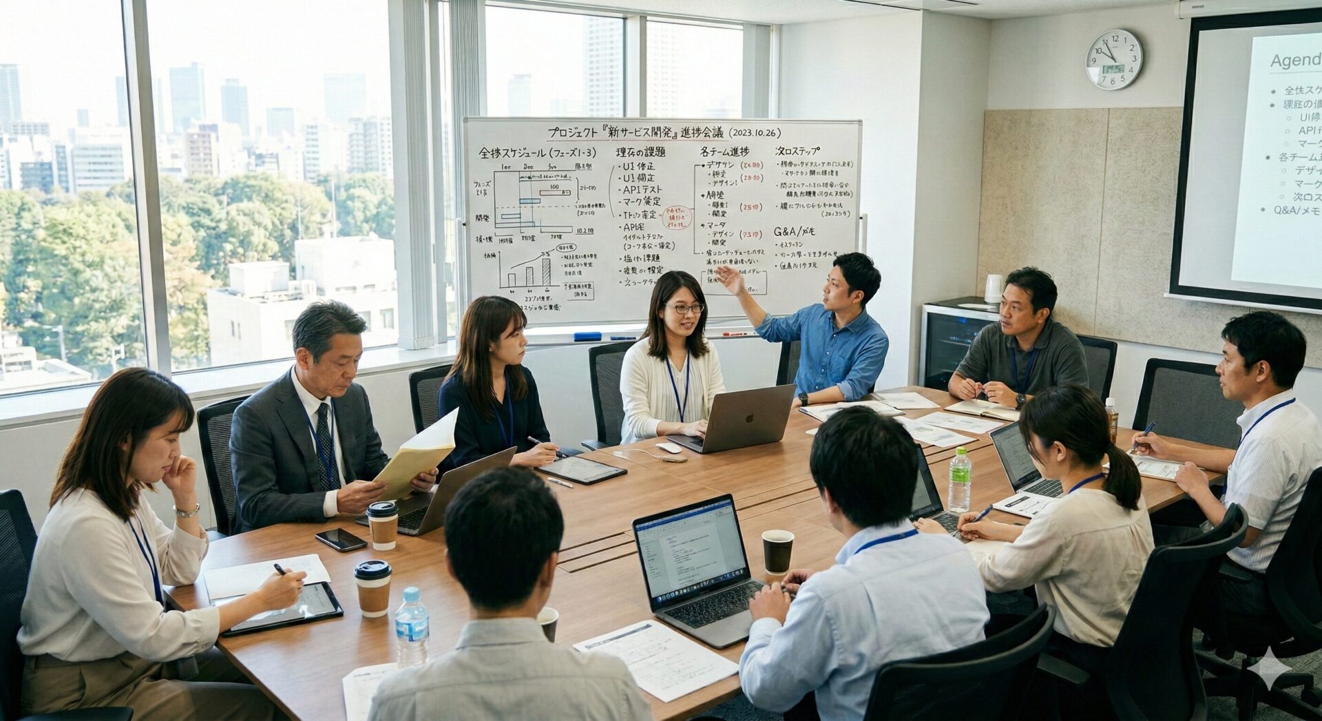 Geminiで何ができるか：プロンプト指示によるリアルな会議室の画像生成