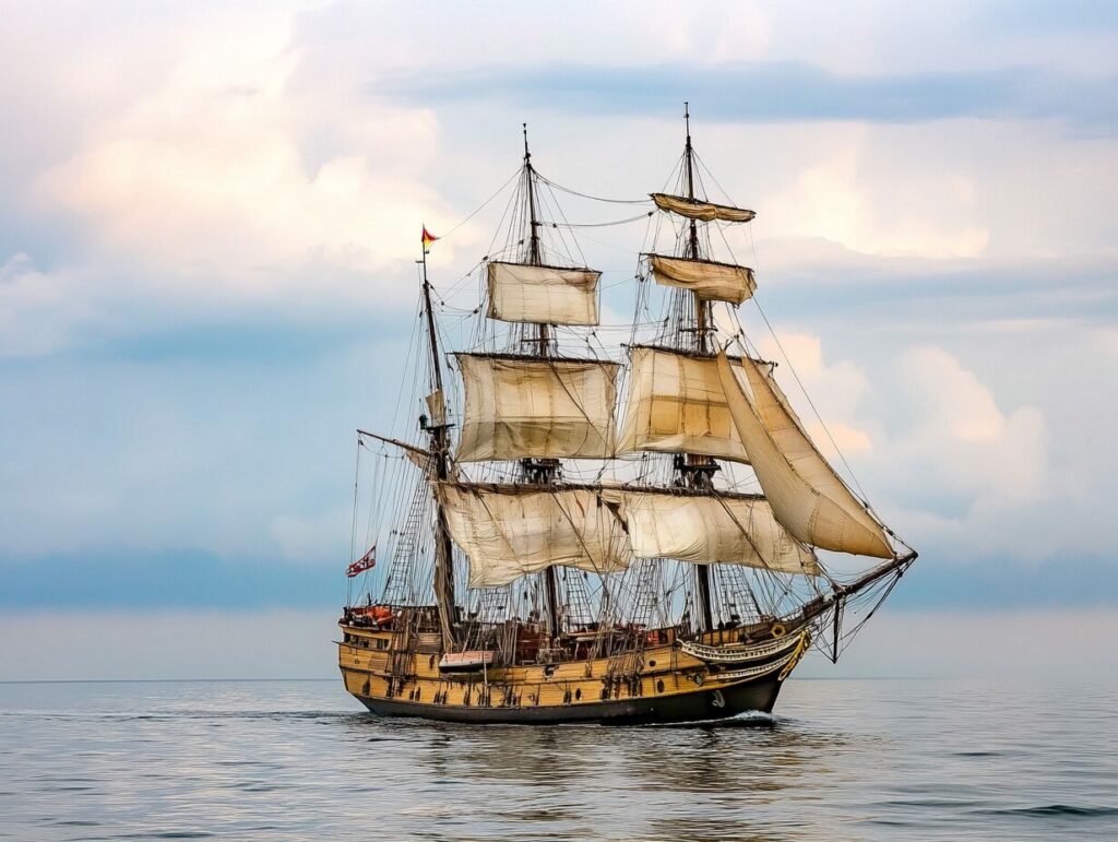 マルチプロンプト「space ::-.5 ship ::1」で生成した画像