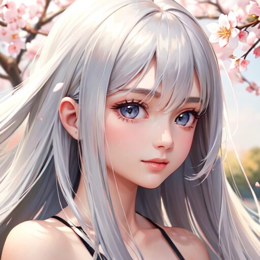 髪の表現を加えた出力結果