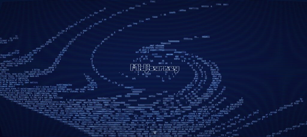 Midjourneyの公式サイト画像