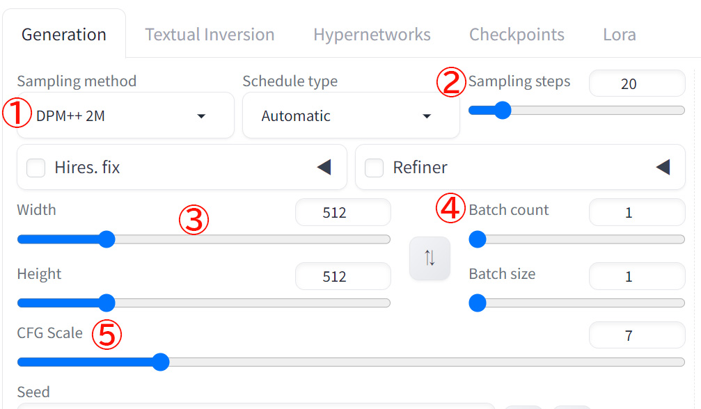 設定画面の説明