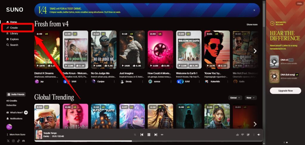 「Song description(曲の概要)」を伝えて生成する【初心者にもおすすめ】