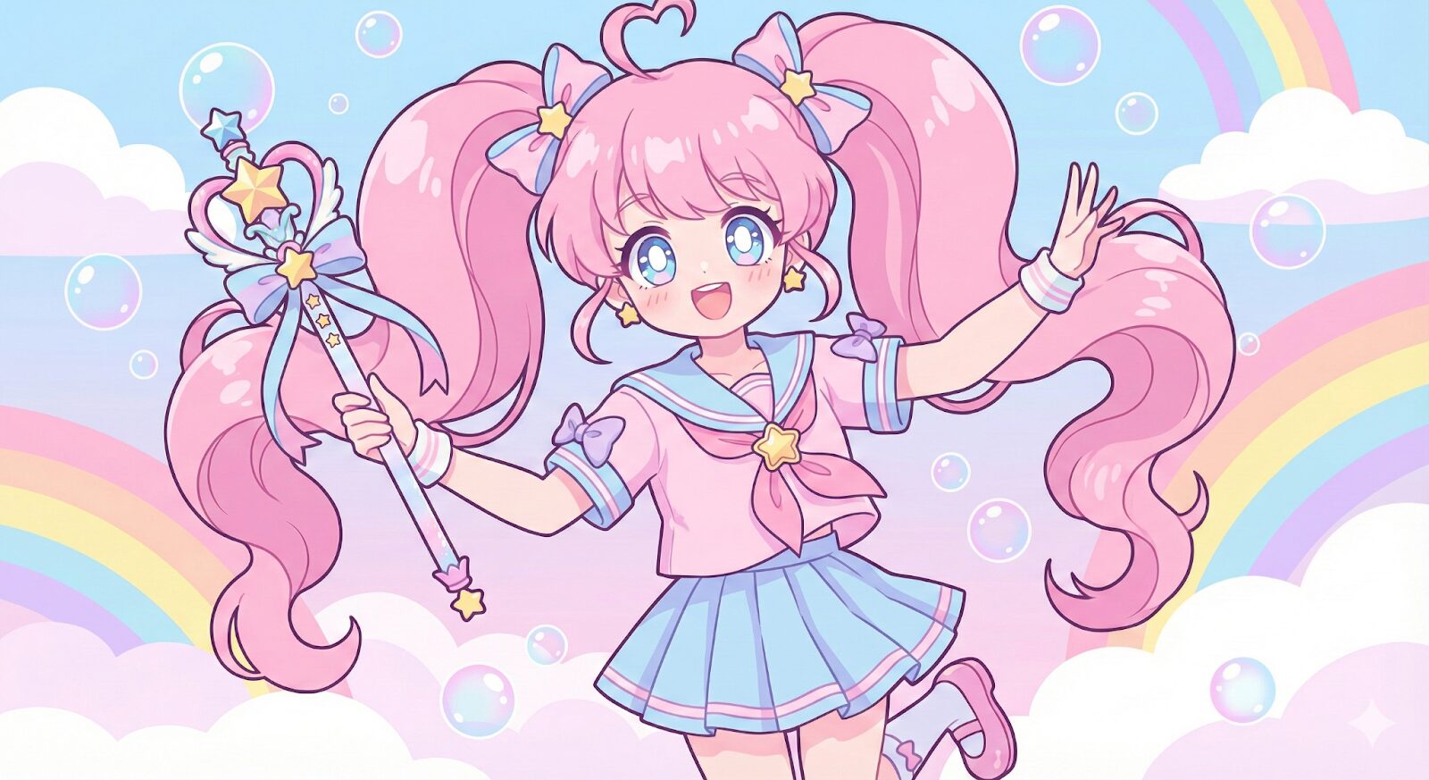 Nano Banana Proで生成した「かわいいアニメキャラクター」